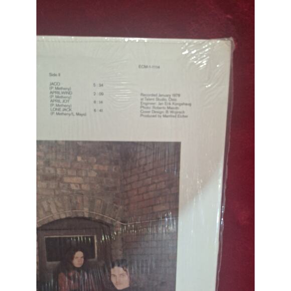 Pat Metheny Group Vinyl LP ECM 1114 In Shrink VG+/NM - Picture 7 of 7